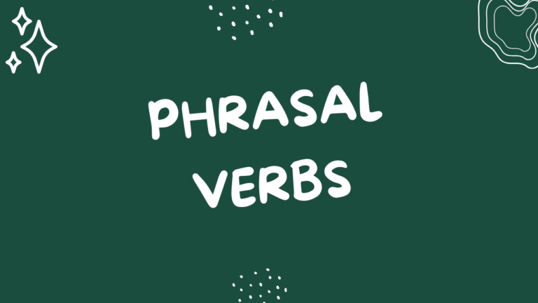 Phrasal Verbs
