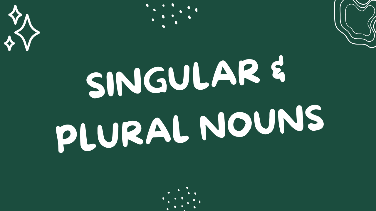 Singular & Plural Nouns